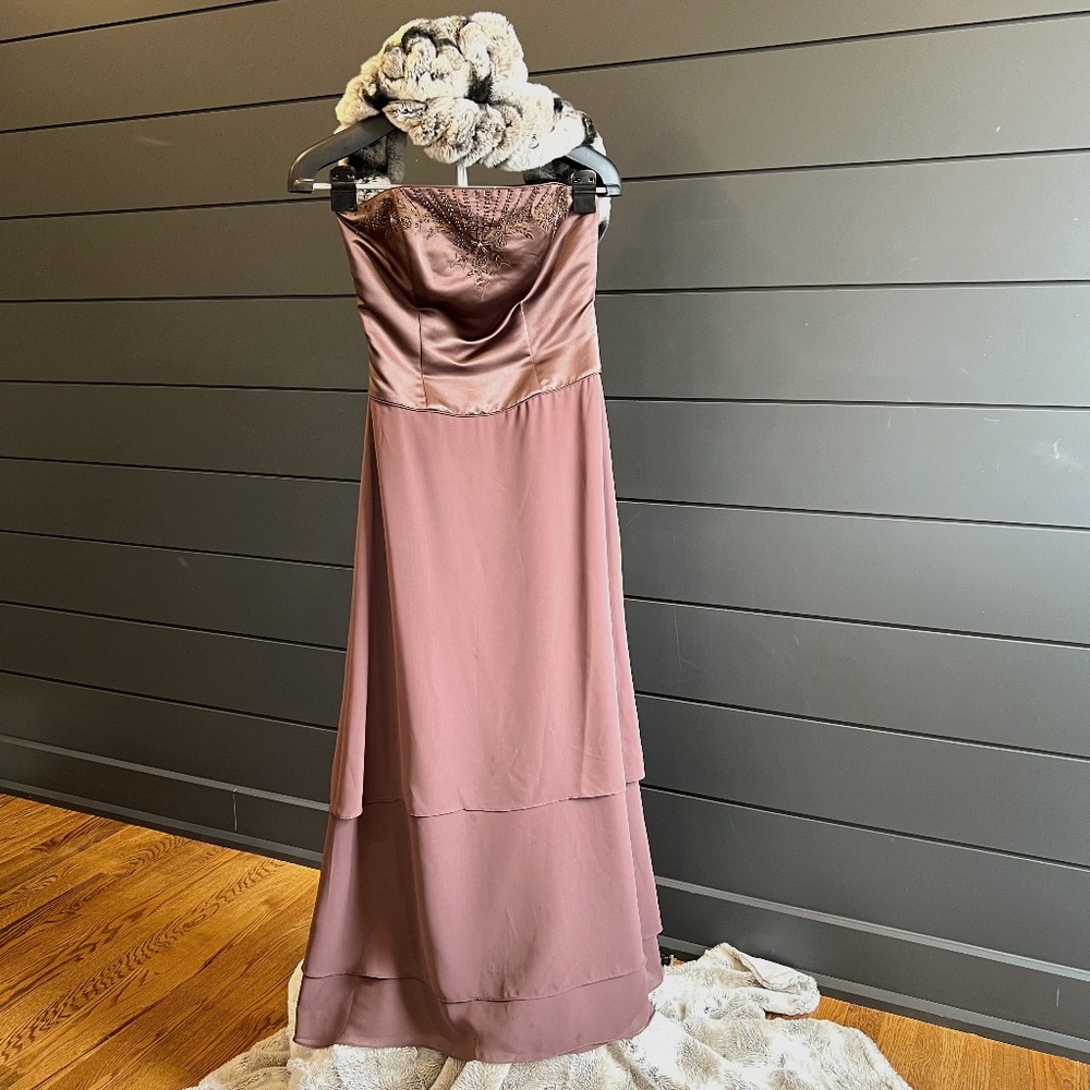 Bella Formals - Chocolate Brown Formal Dress - Size 6